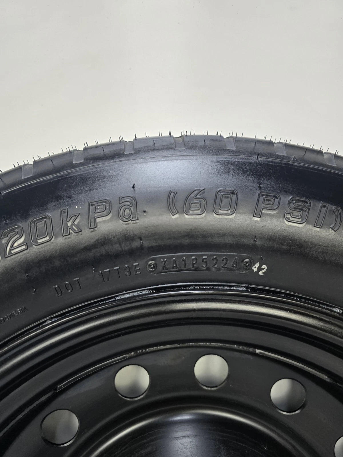 SPARE TIRE 17" FITS 2024 HYUNDAI HYBRID SANTA FE COMPACT DONUT