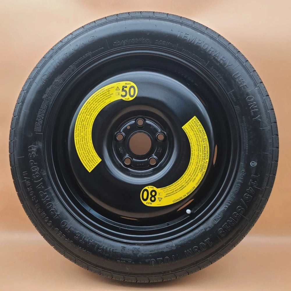 SPARE TIRE 18" FITS 2017-2024 VOLKSWAGEN ID4 COMPACT DONUT