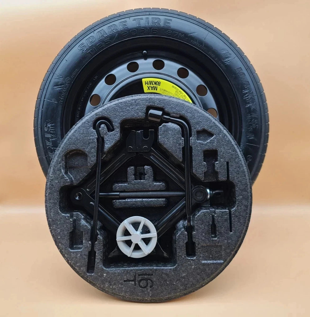 Spare Tire 16” W/Jack Kit Fits: 2024 Kia Forte Compact Donut