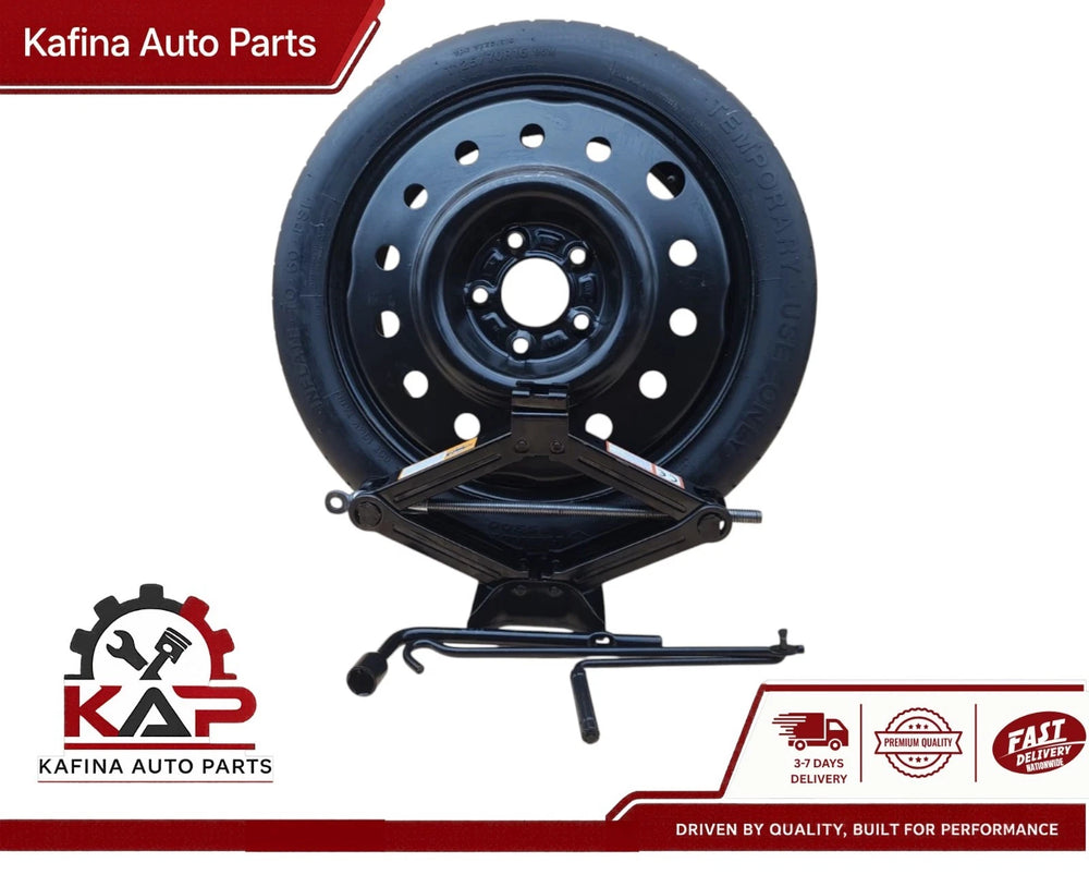 Spare Tire W/Jack Kit 16'' Fits 2014-2023 Kia Soul Compact Donut