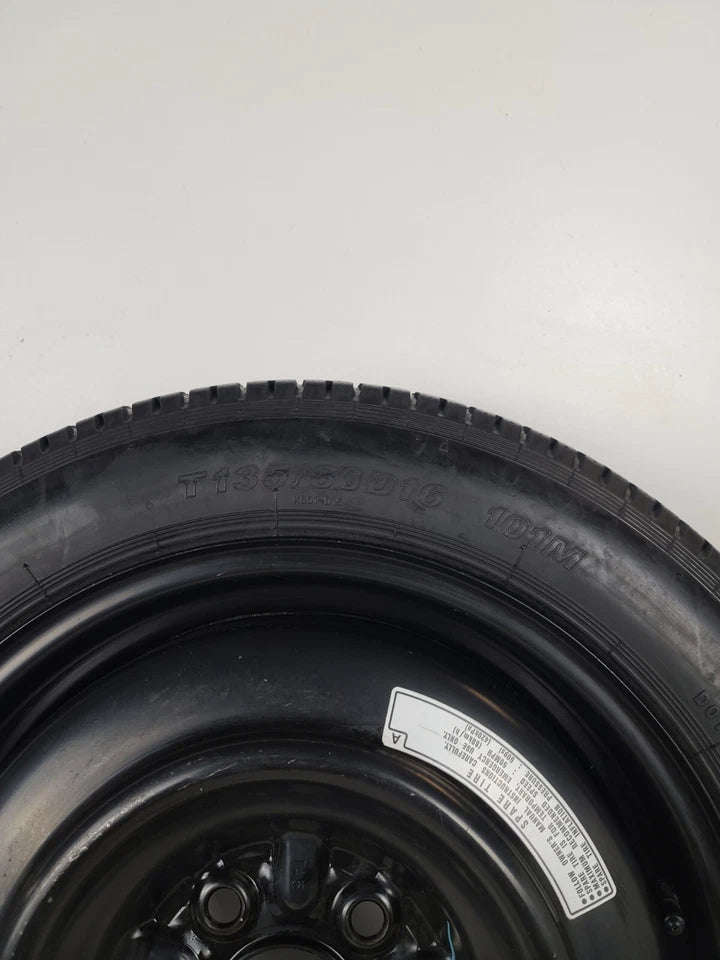Spare Tire 16" W/jack Kit Fits 2008 2009 2010 2011 2012 Honda Accord Donut