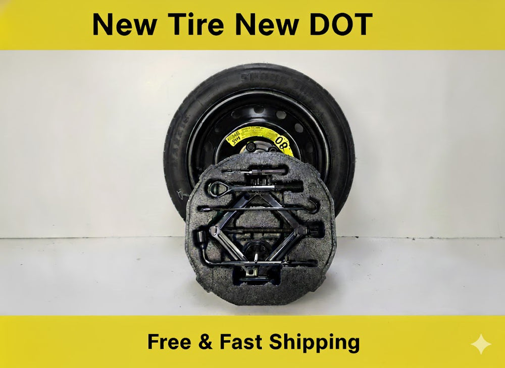 SPARE TIRE W/JACK TOOL KIT 16" FITS 2017-2025 HYUNDAI ELANTRA OEM GENUINE DONUT