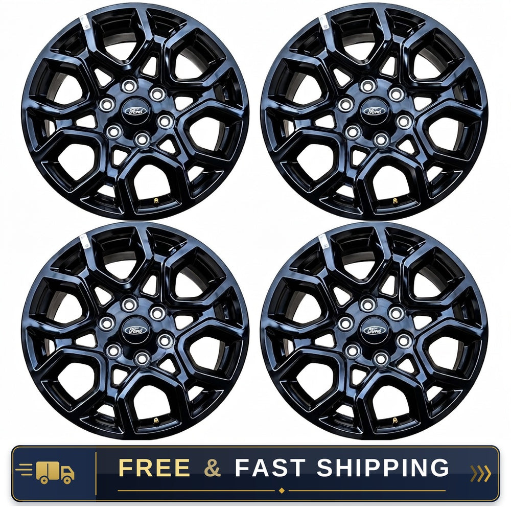 2021-2024 Ford F150 Set Of 4 Wheels Rim 18"X8.5'' Factory Black OEM ML34-1007-BA