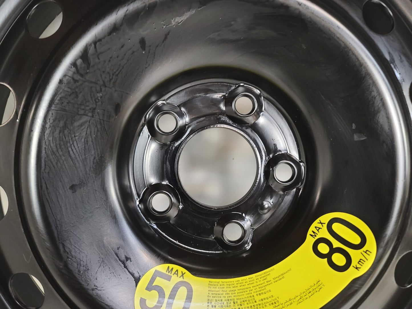 SPARE TIRE W/JACK KIT 17" FITS 2024 KIA SPORTAGE DONUT