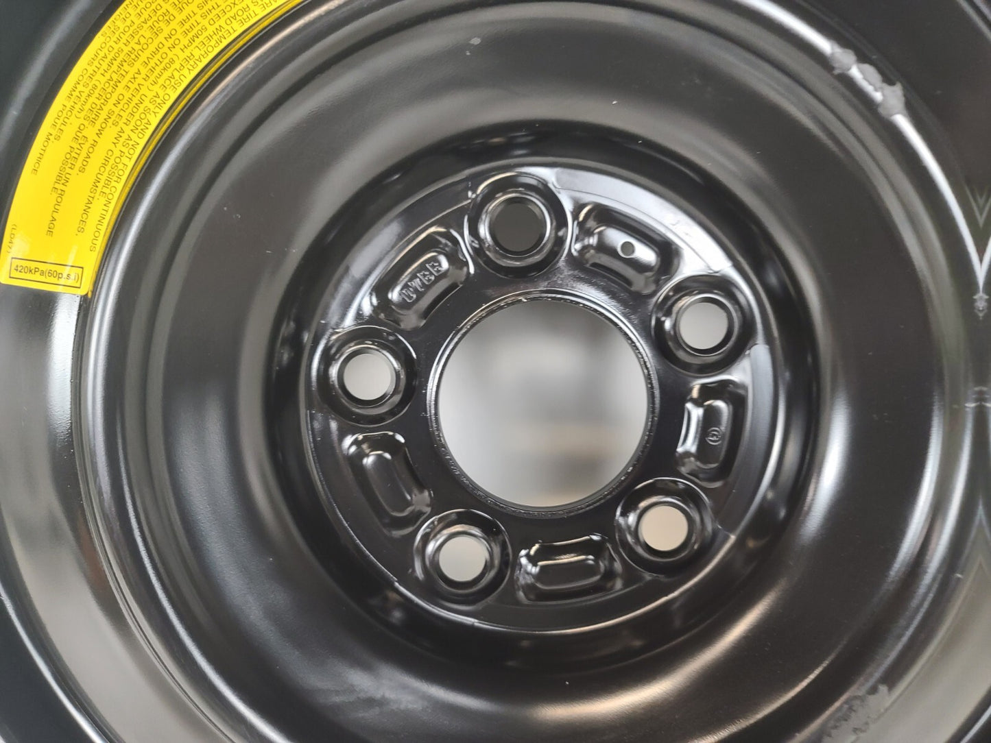 SPARE TIRE W/JACK KIT 16" FITS 2014-2018 MAZDA3 COMPACT DONUT .