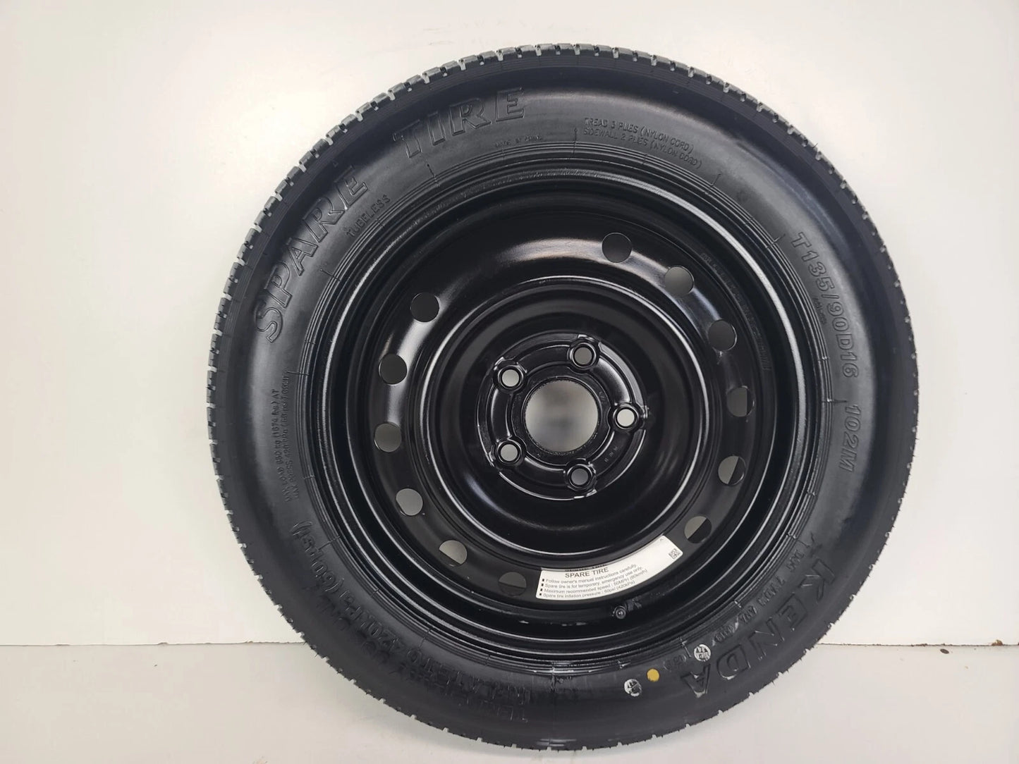 Spare Tire 16" Fits 2013-2023 Honda Accord OEM Genuine Donut