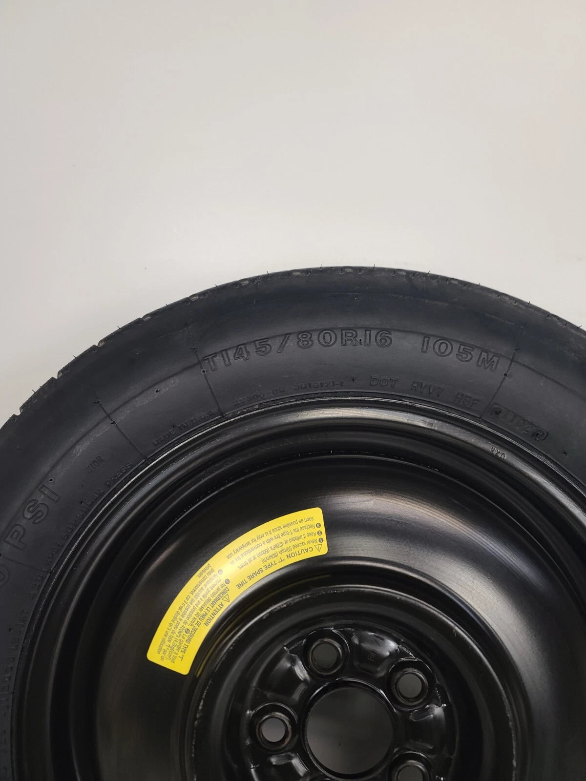 SPARE TIRE W/JACK KIT 16" FITS 2010-2017 SUBARU IMPREZA COMPACT DONUT