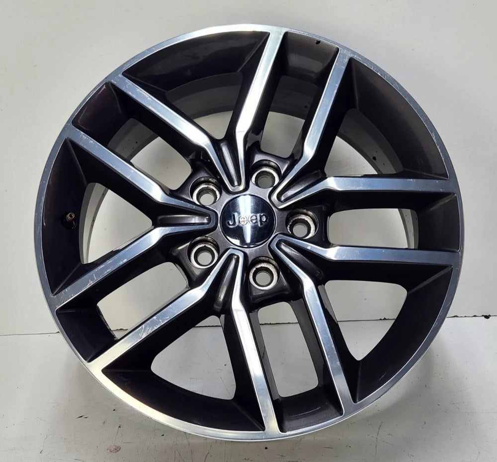 2017-2022 Jeep Grand Cherokee Wheel Rim 18x8 Aluminum Gray Painted Pockets OEM