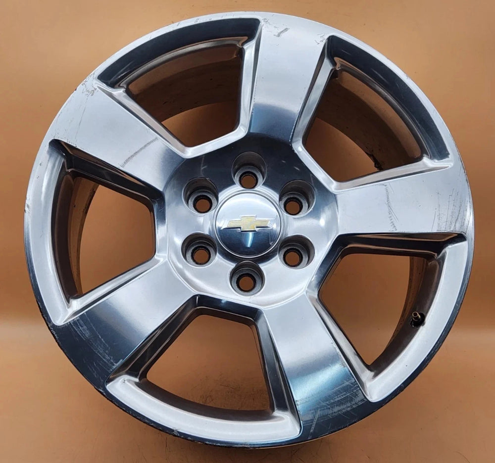 2014-2019 Chevrolet Tahoe Suburban Silverado 1500 Wheel Rim Polished 5 Spoke OEM