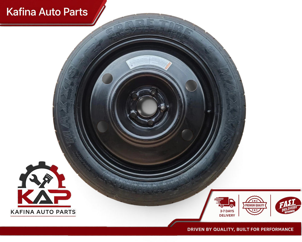 Spare Tire W/Jack 18" Fits 2013-2019 Ford Taurus Compact Donut