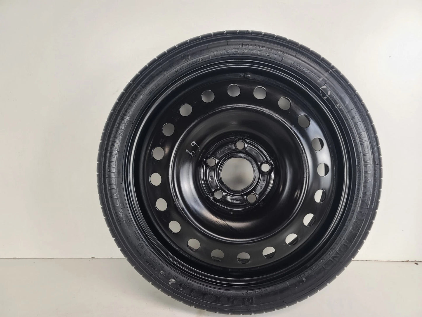 Spare Tire W Jack Kit 17" 2013-2016 Chevy Malibu Compact Donut