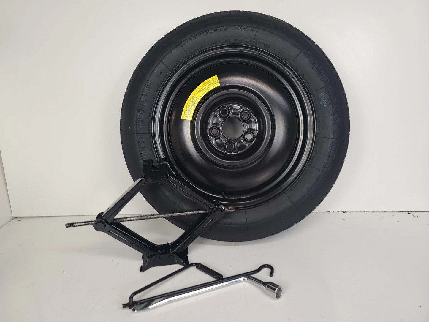 SPARE TIRE W/JACK KIT 16" FITS 2010-2017 SUBARU IMPREZA COMPACT DONUT