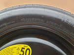 SPARE TIRE W/JACK KIT 18" FITS 2018-2024 VOLKSWAGEN TIGUAN COMPACT DONUT