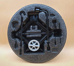 SPARE TIRE  JACK TOOL KIT FOAM 2018-2025 HYUNDAI KONA EMERGENCY OEM