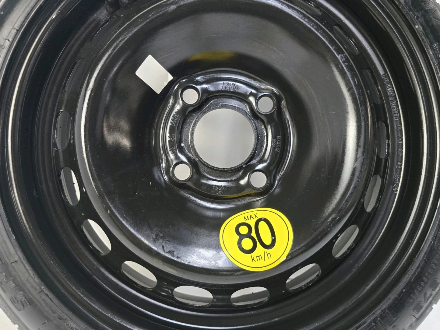 SPARE TIRE W/JACK KIT 14" FITS 2016-2022 CHEVROLET SPARK