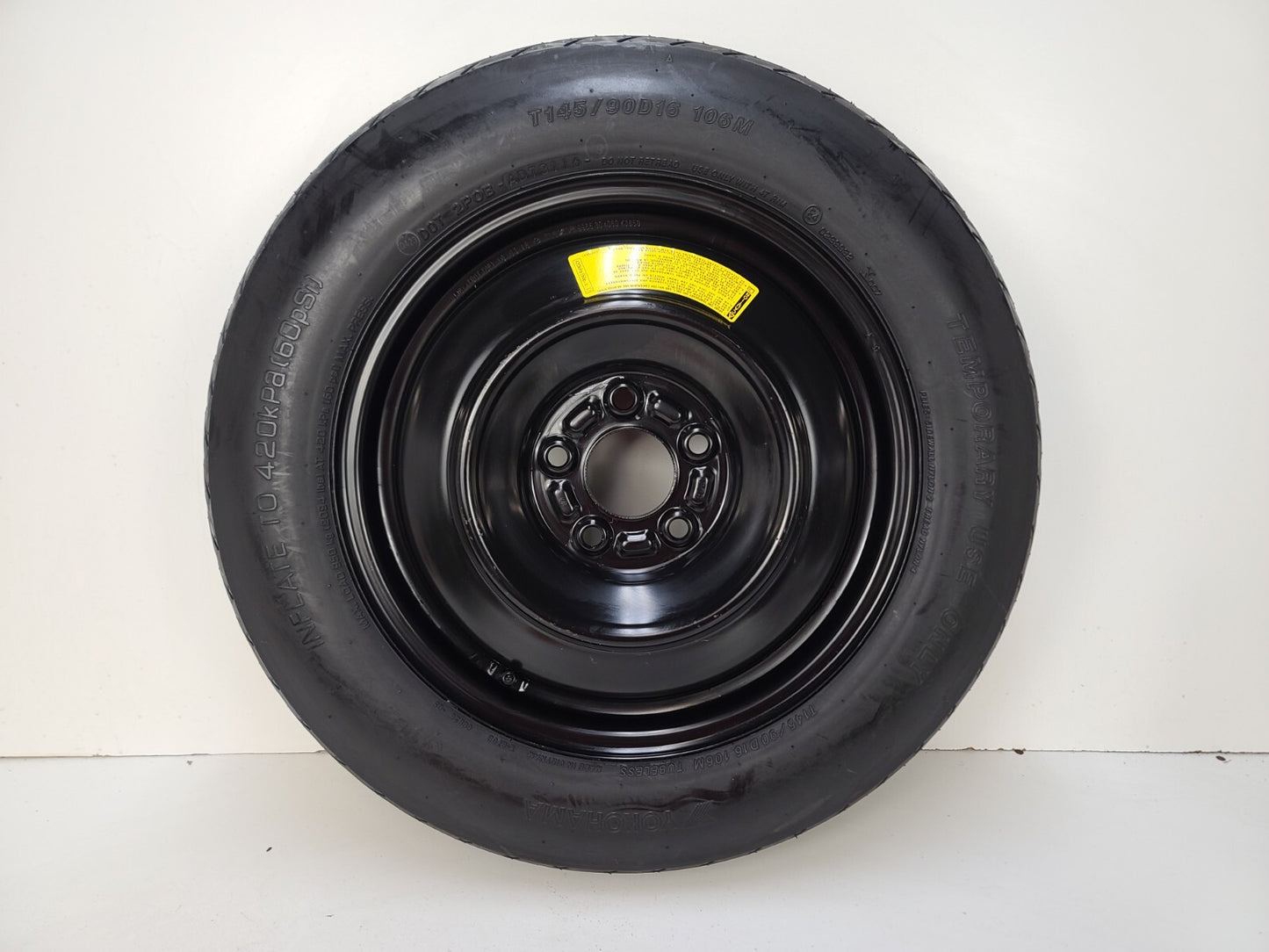 SPARE TIRE 16" W/JACK KIT FITS 2014 MAZDA CX5 COMPACT DONUT .