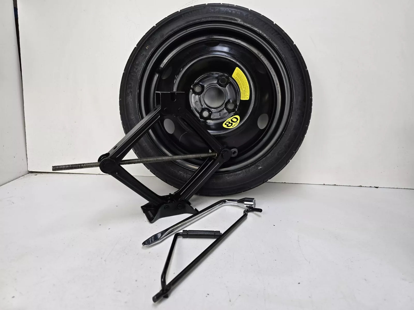 SPARE TIRE W/JACK KIT 15" FITS 2016-2022 HYUNDAI ACCENT DONUT