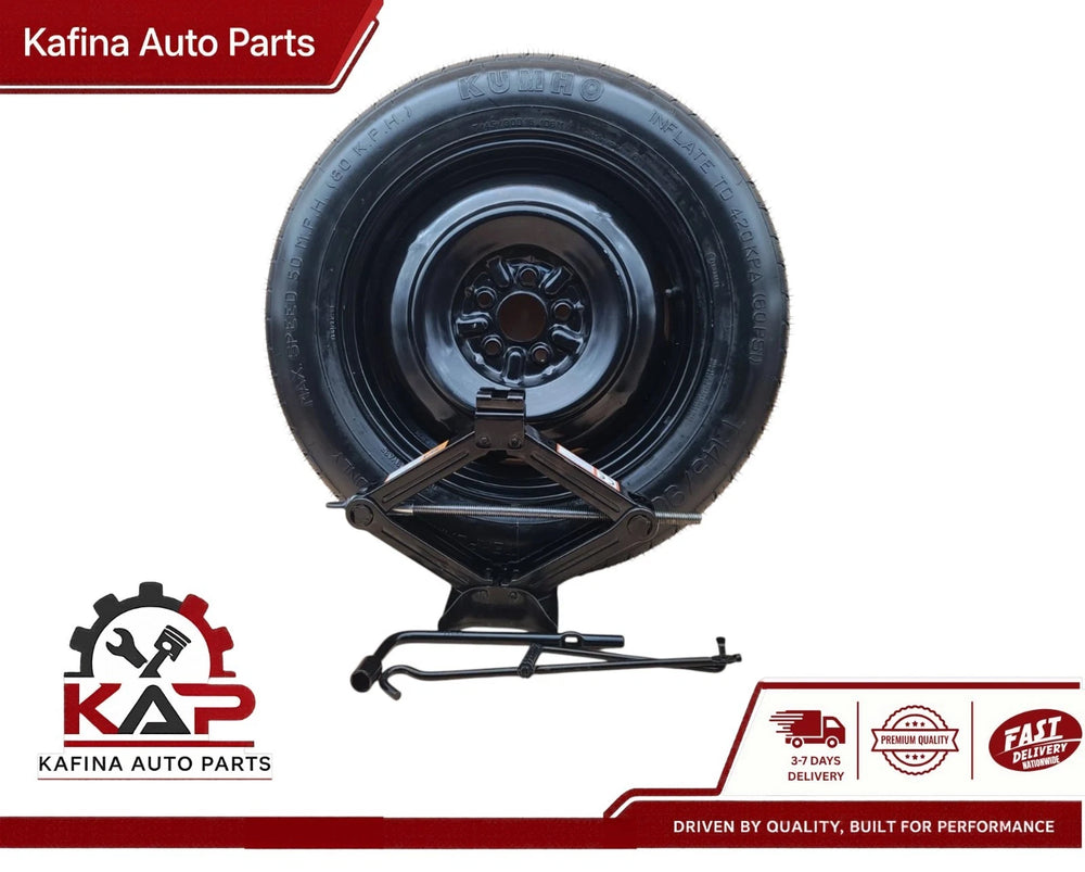 SPARE TIRE W/JACK KIT 16" FITS: 2018-2022 TOYOTA C-HR JACK KIT COMPACT DONUT