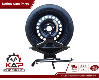 Share SPARE TIRE W/JACK KIT 15" FITS 2020-2025 NISSAN VERSA COMPACT DONUT