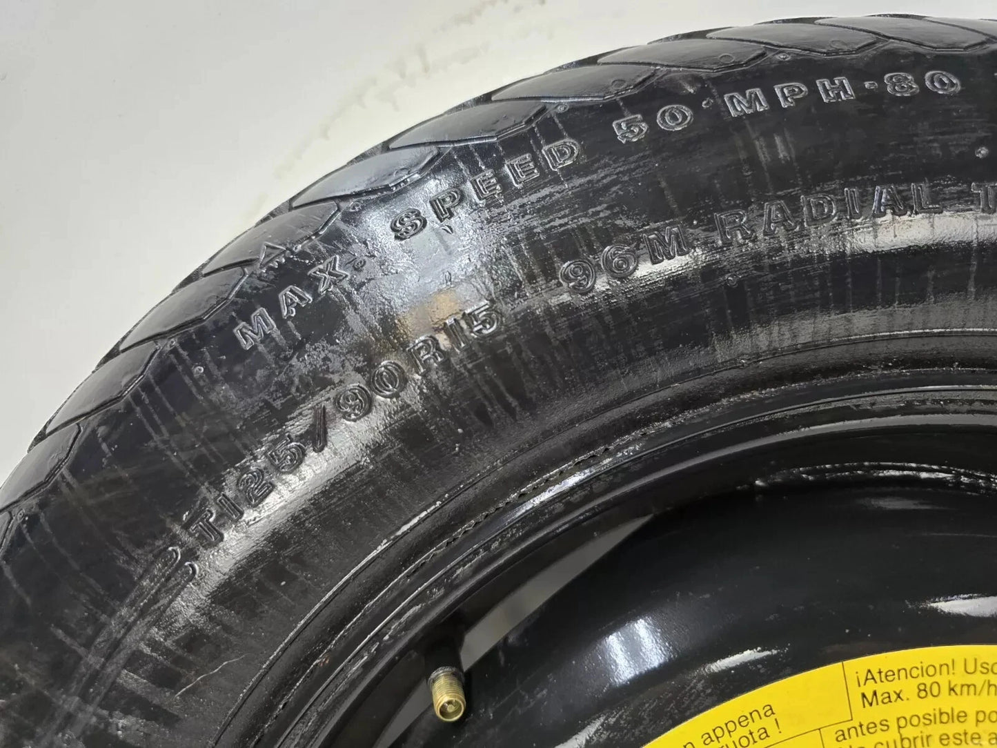 Spare Tire W/Jack Kit 15" Fits 1995-2001 Audi A6 Compact Donut