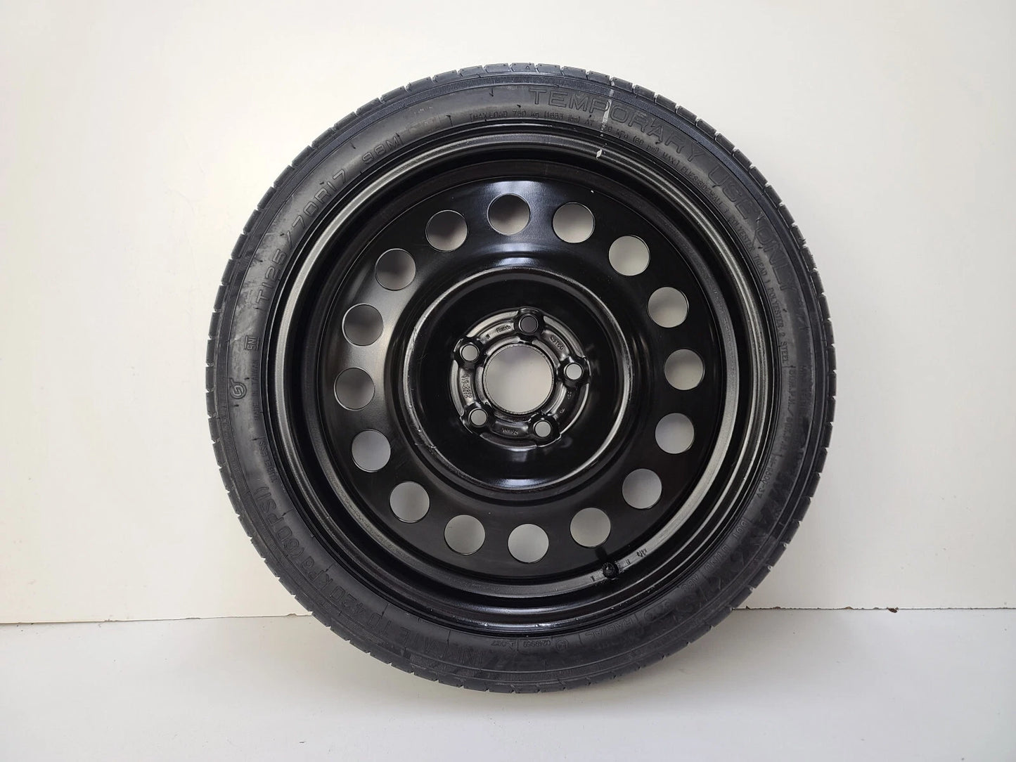 Spare Tire W/Jack Kit 17" Fits 2013-2020 Lincoln MKZ OEM Genuine T125/70D17.