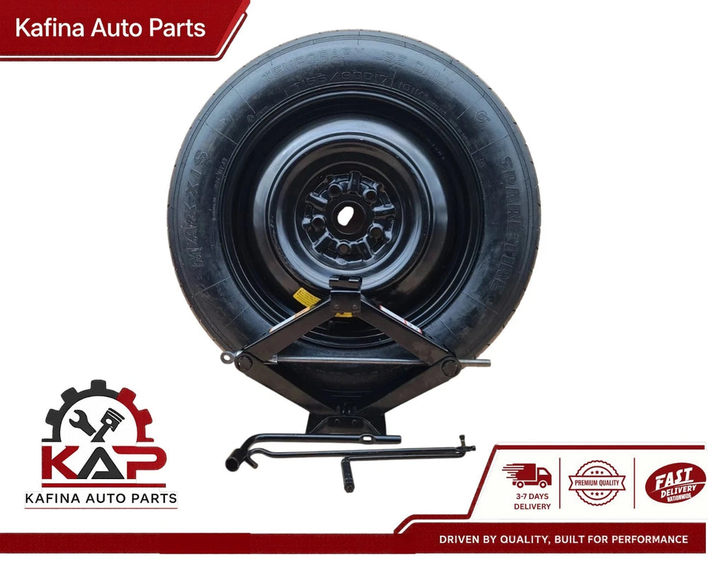 SPARE TIRE W/JACK KIT 17" FITS: 2025-2026 SUBARU FORESTER HYBRID COMPACT DONUT