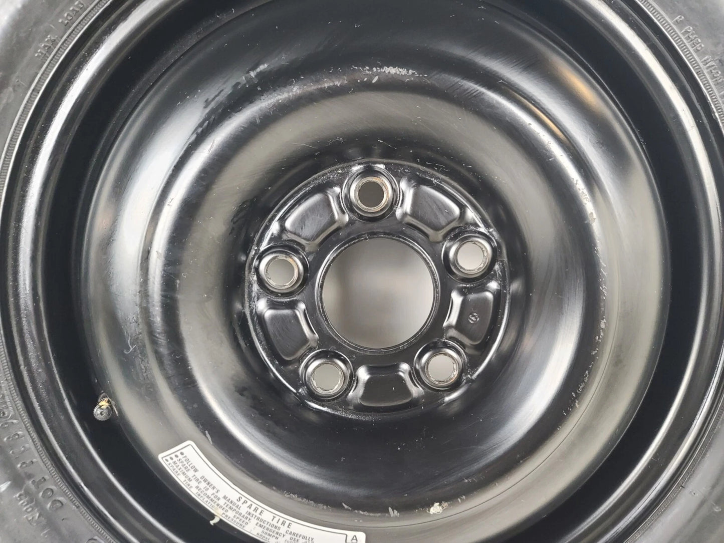 Spare Tire 15’’ W/Jack Kits Fits:2003 2004 2005 2006 2007 Honda Accord Donut