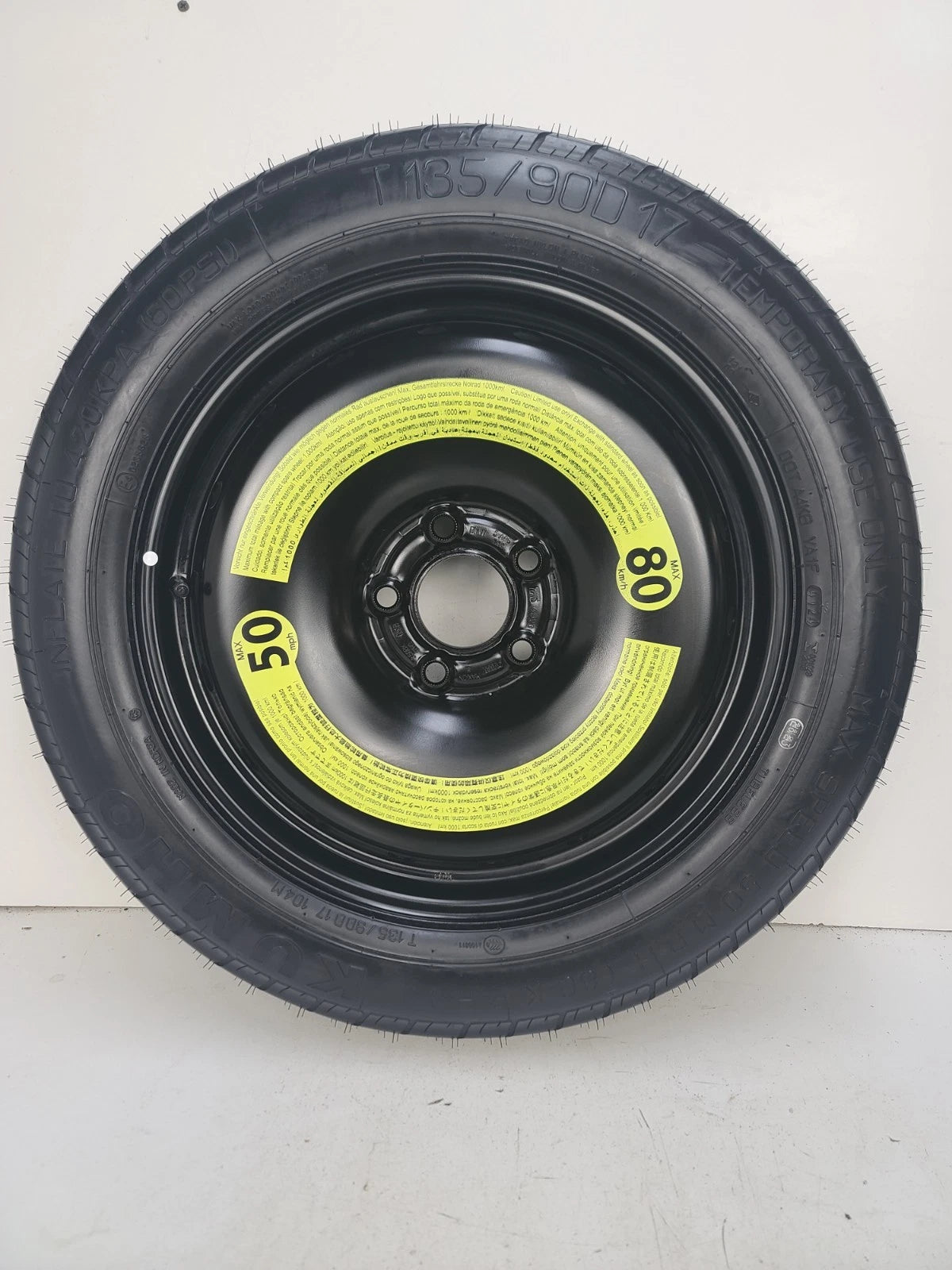 SPARE TIRE 17" FITS 2015  MINI COOPER PACEMAN OEM GENUINE DONUT