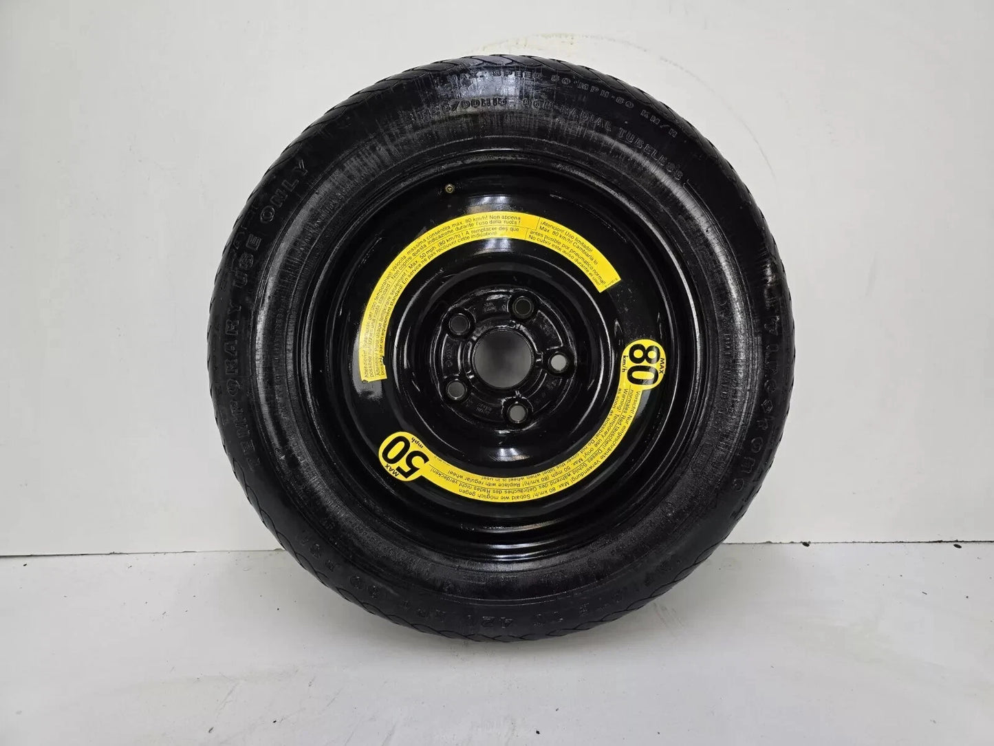 Spare Tire 15" Fits 1996-2001 Audi A4 Compact Donut.