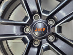 2018-2023 Jeep Wrangler Wheel 18x7.5 Polished Grey 5 Spoke OEM