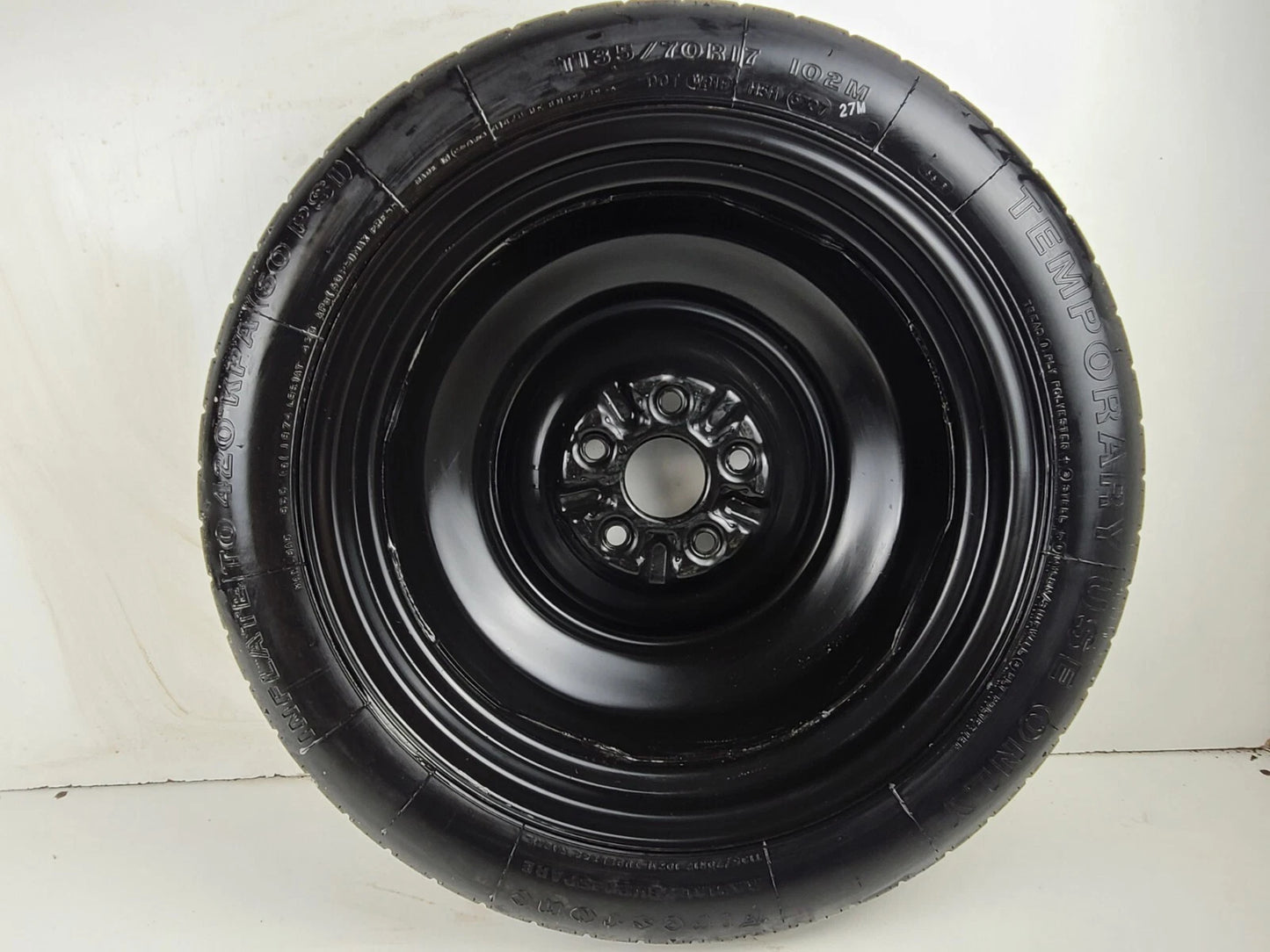 2009-2013 Toyota Matrix 17x4 Steel Wheel T135/70R17 Compact Spare Tire OEM