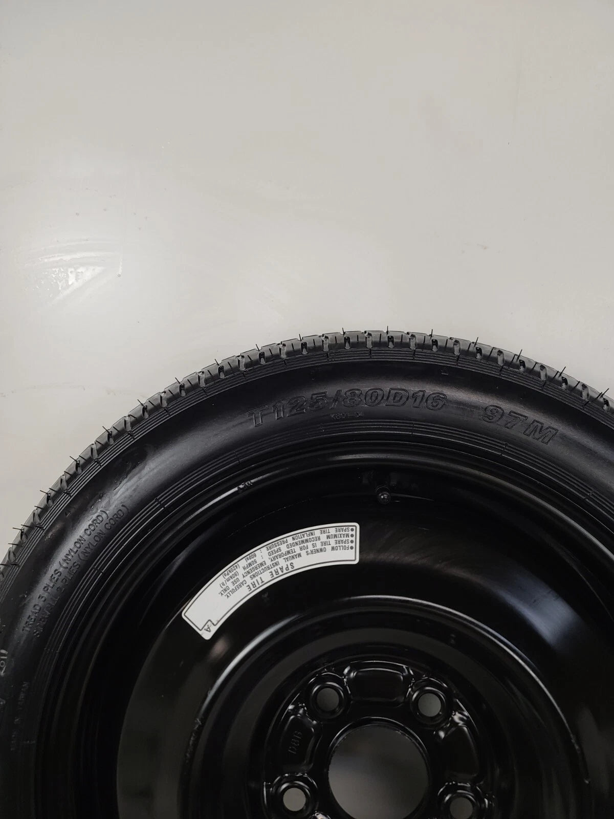 Spare Tire Fits 2016 - 2024 Honda Civic OEM Genuine Donut.