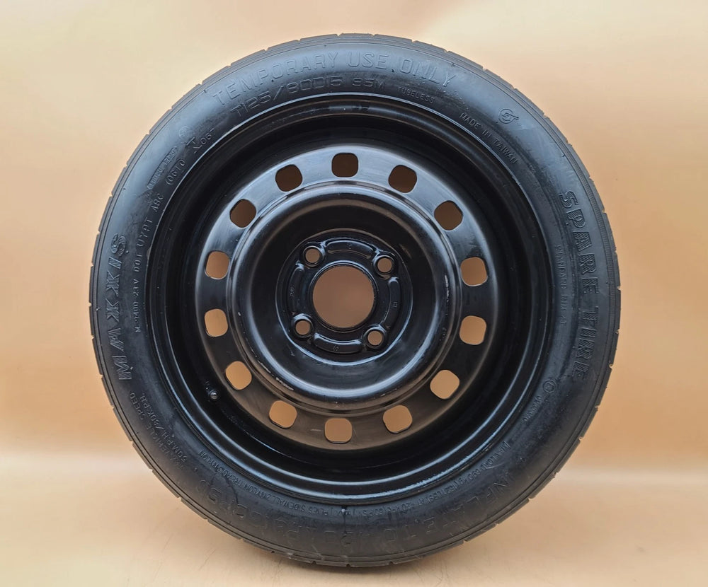 Spare Tire 15" 4lugs Fits 2011-2019 Ford Fiesta OEM Genuine Donut.
