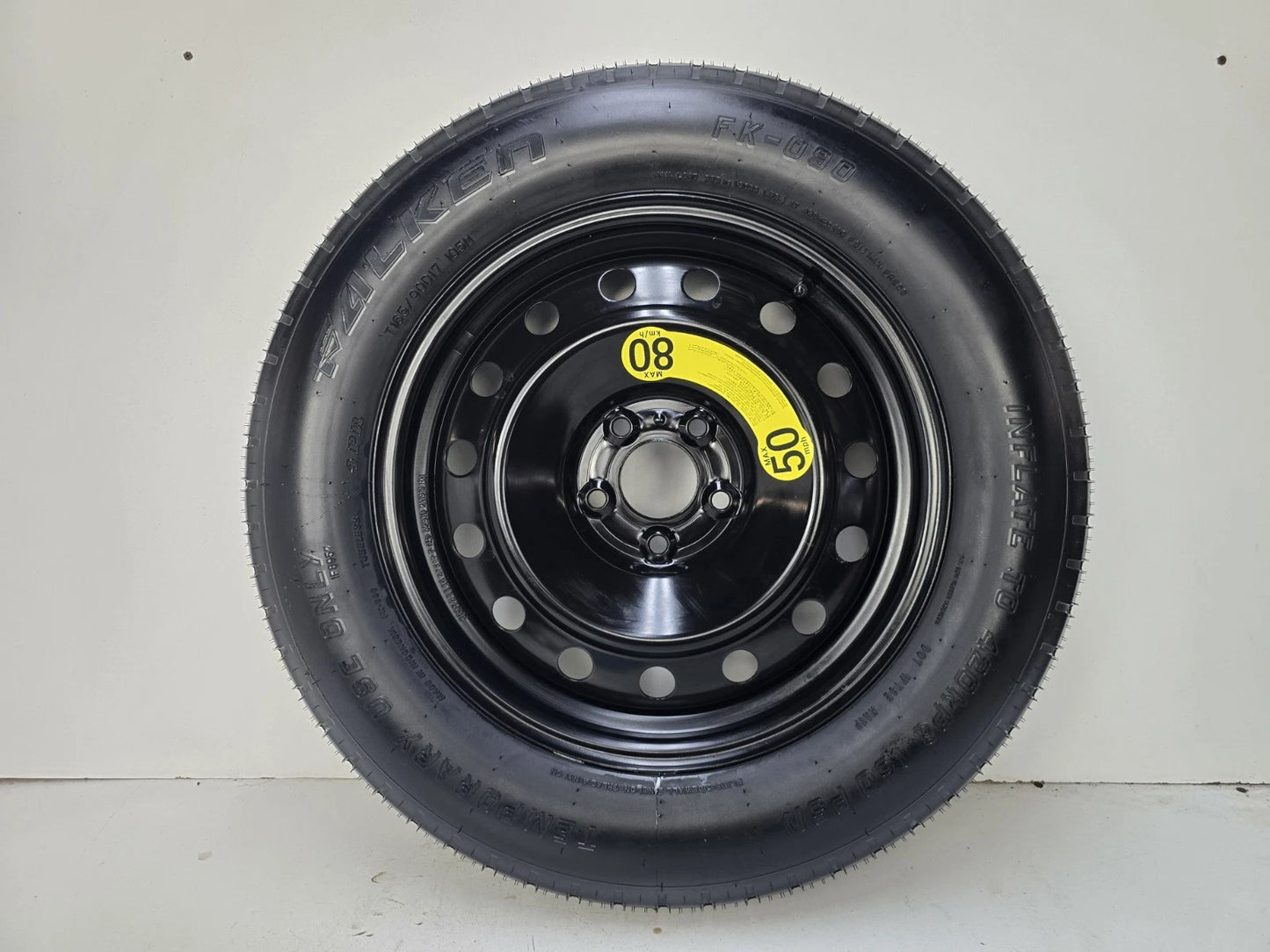 SPARE TIRE W/JACK KIT 17" FITS 2025 HYUNDAI SANTA FE HYBRID COMPACT DONUT