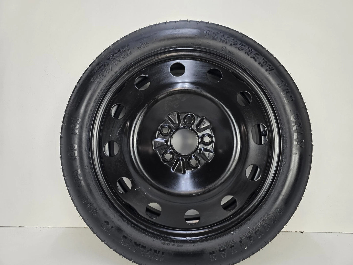 Spare Tire W/ Jack Kit 17" Fits 2008-2009 Mercury Sable Compact Donut