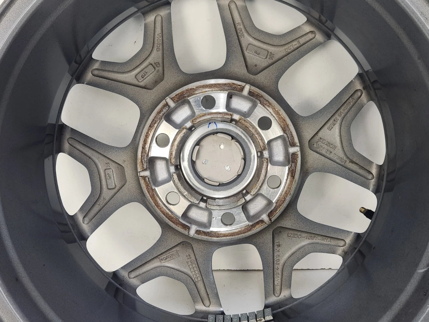 2021-2024 Ford Bronco Wheel Rim 17X8 Inch Gray Alloy 6 Double Spoke