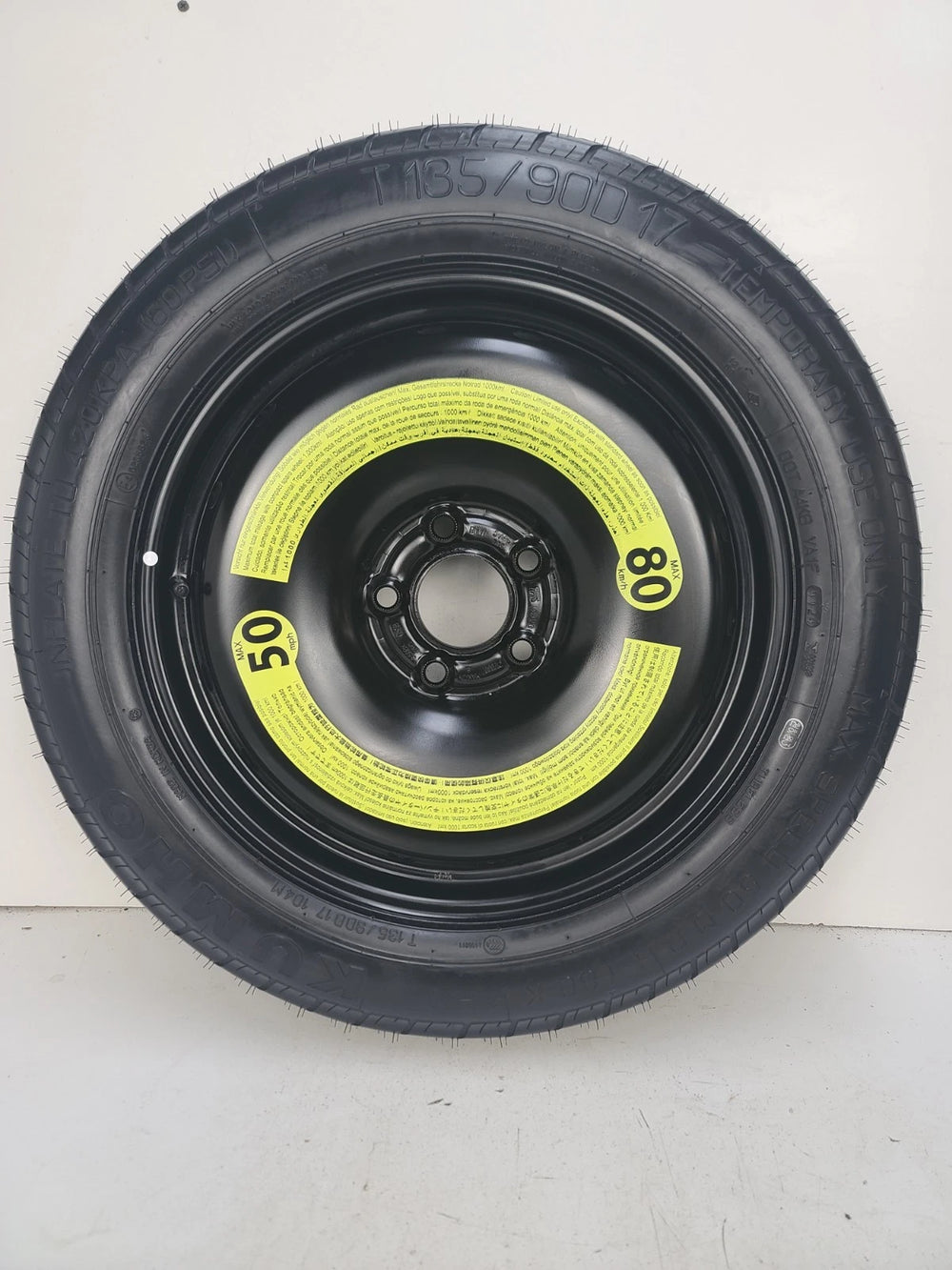 SPARE TIRE 27" FITS 2013 MINI COOPER PACEMAN OEM GENUINE DONUT .