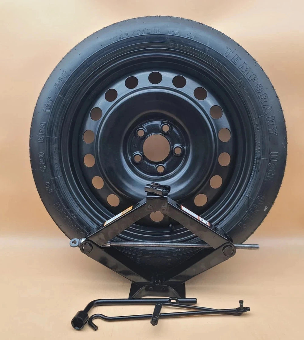 SPARE TIRE W/JACK TOOL KIT 18" FITS 2023 DODGE CHALLENGER COMPACT DONUT