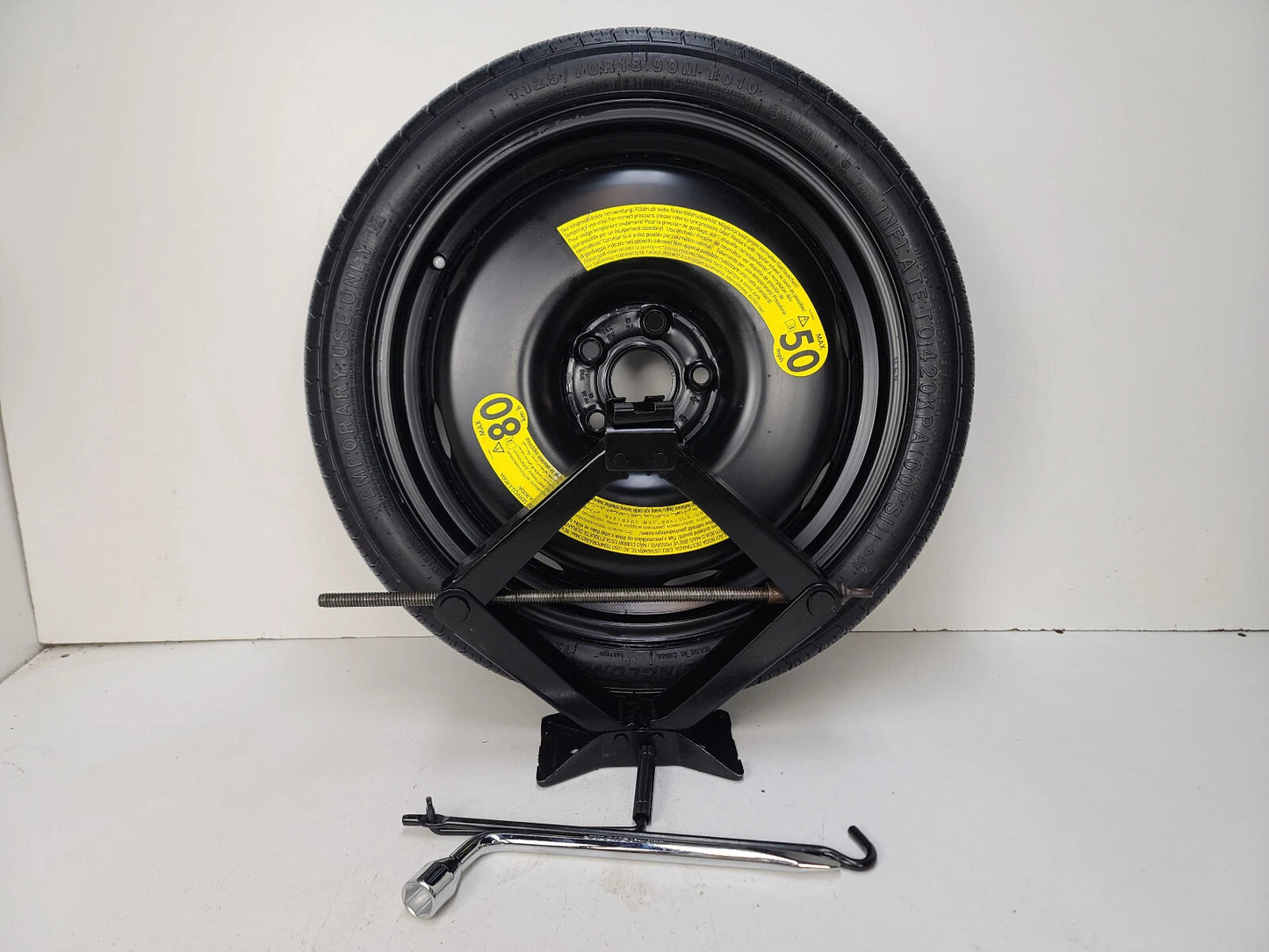 Spare Tire W/Jack Kit 18" Fits 2021 2022 2023 Volkswagen Taos Compact Donut