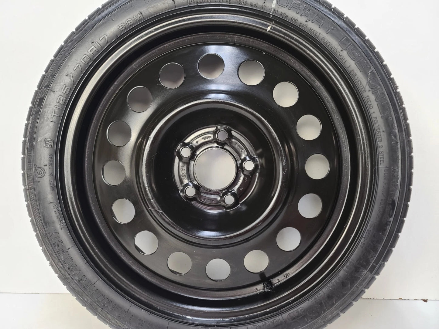 SPARE TIRE 17" FITS 2013 - 2020 LINCOLN MKZ GENUINE OEM DONUT