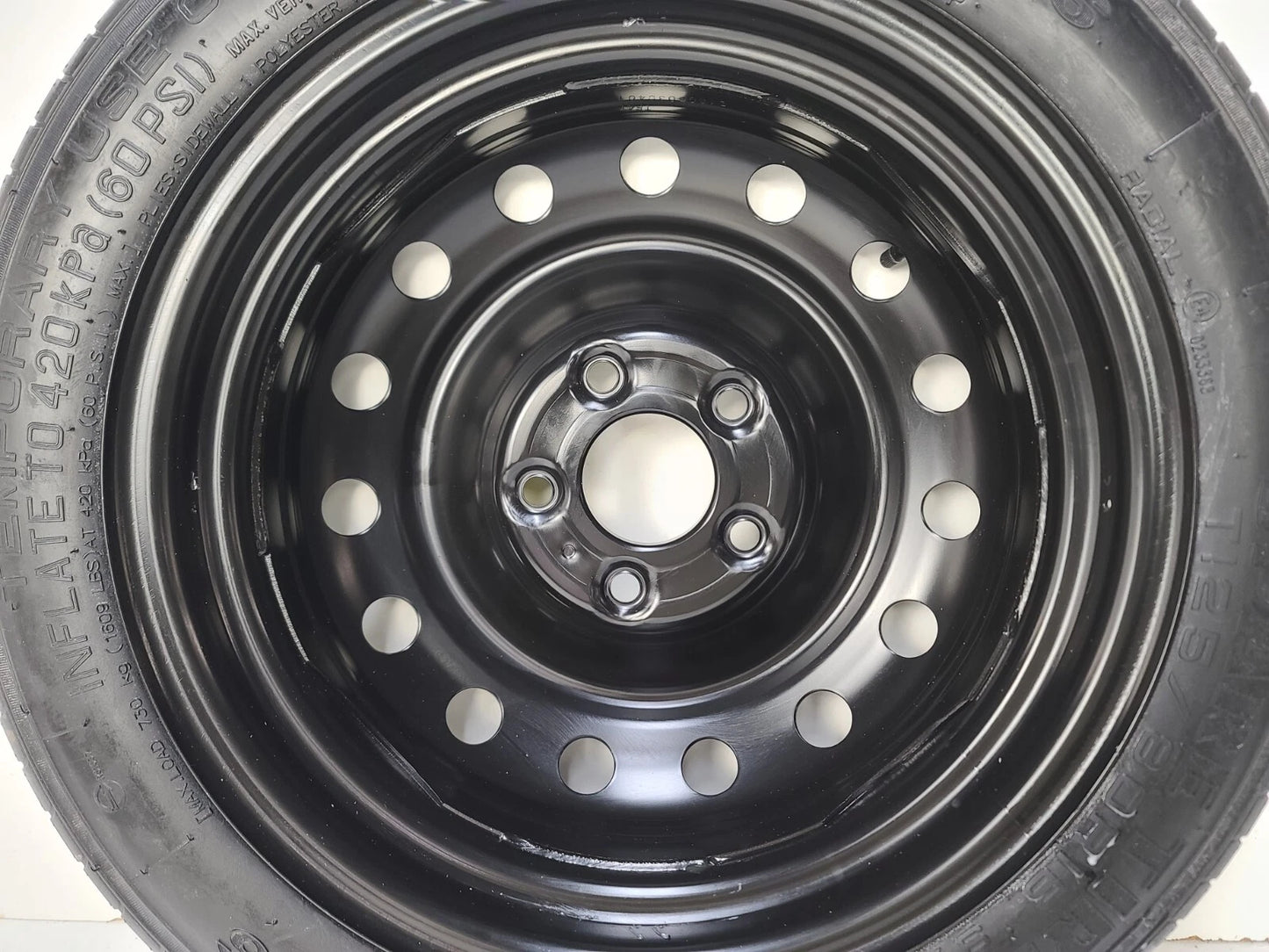 SPARE TIRE W/JACK KIT 16 FITS 2012 KIA OPTIMA