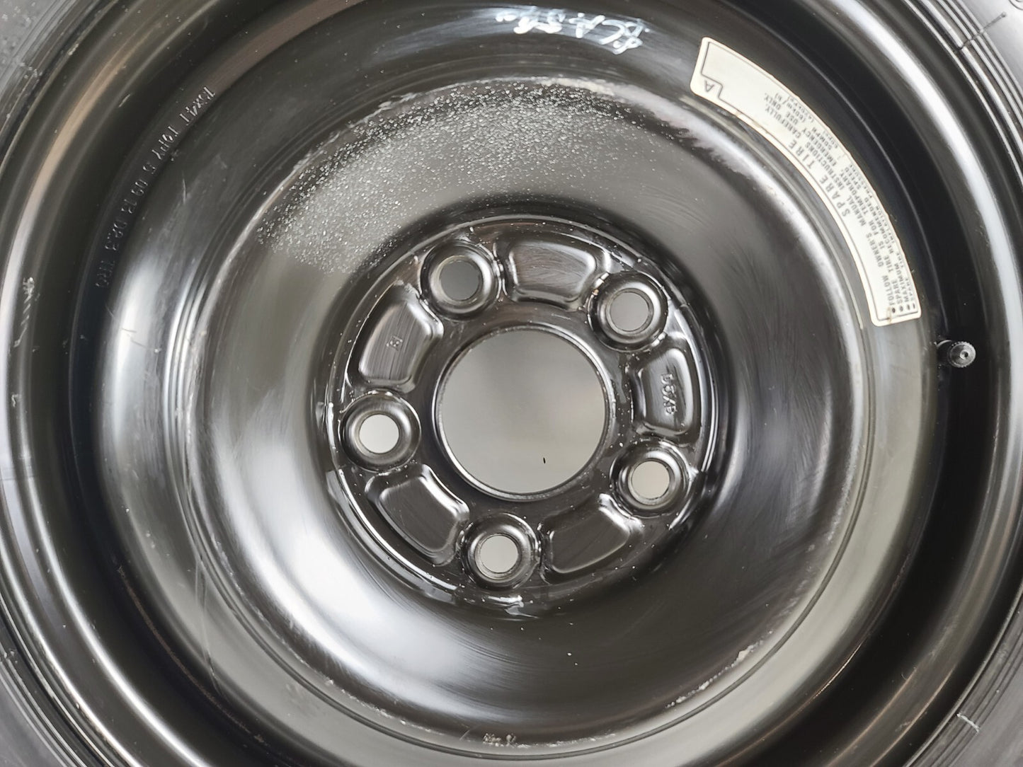 SPARE TIRE W/JACK KIT 15" FITS 2011 HONDA CIVIC COMPACT DONUT .