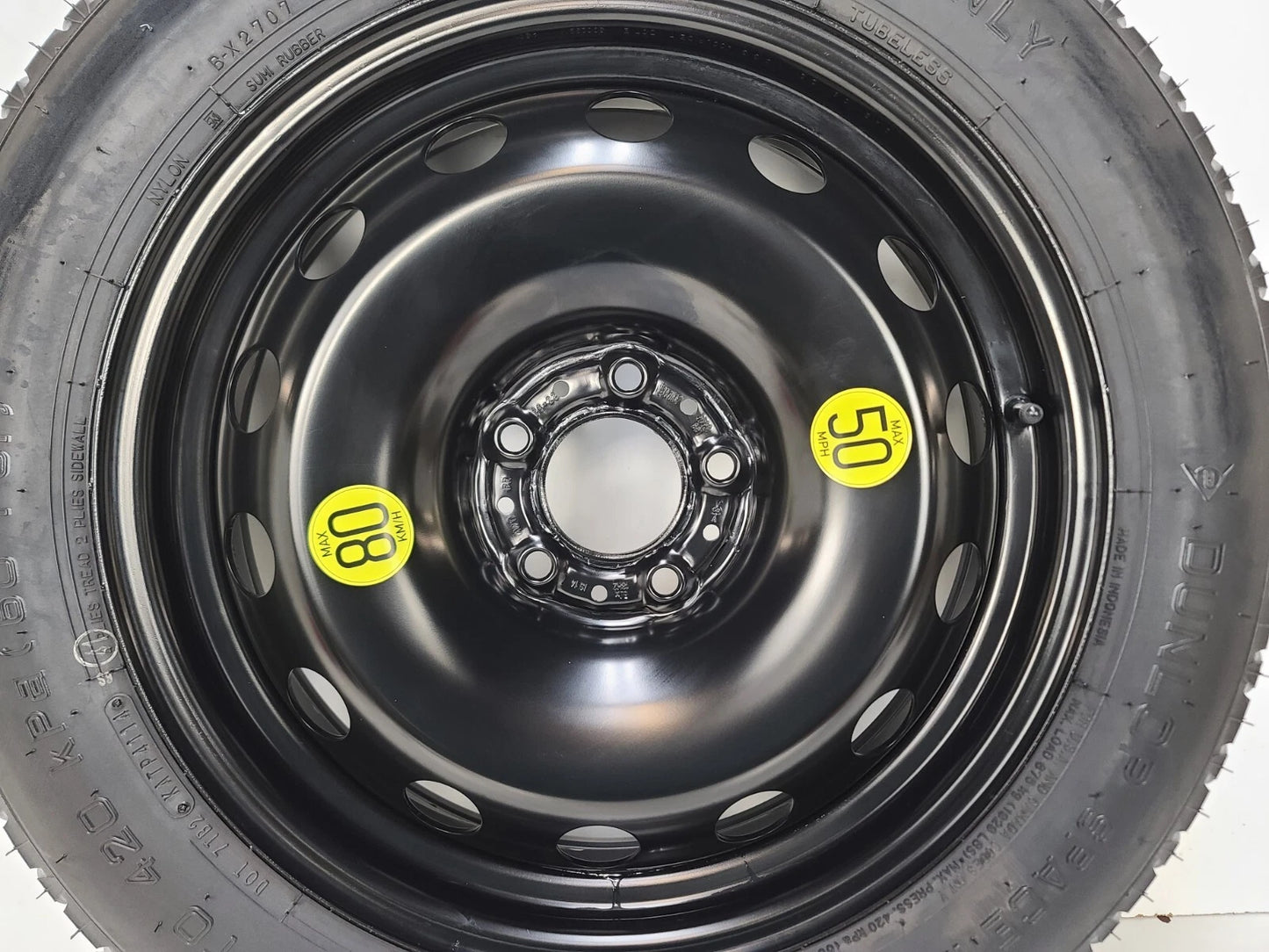 Spare Tire 18" Fits 2007-2018 BMW X5 Compact OEM Donut