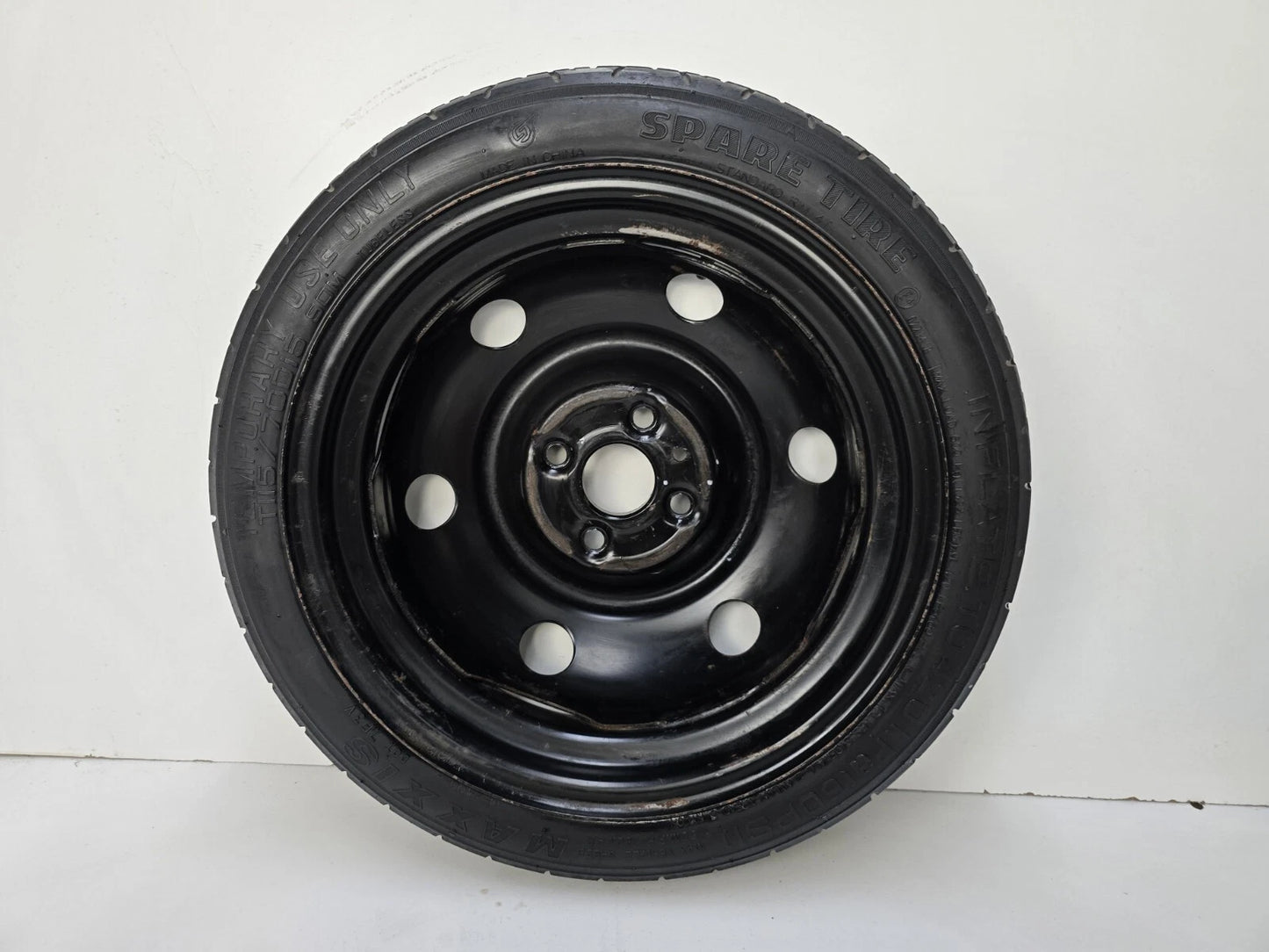 SPARE TIRE W/JACK KIT 15" FITS 2016-2022 HYUNDAI ACCENT DONUT