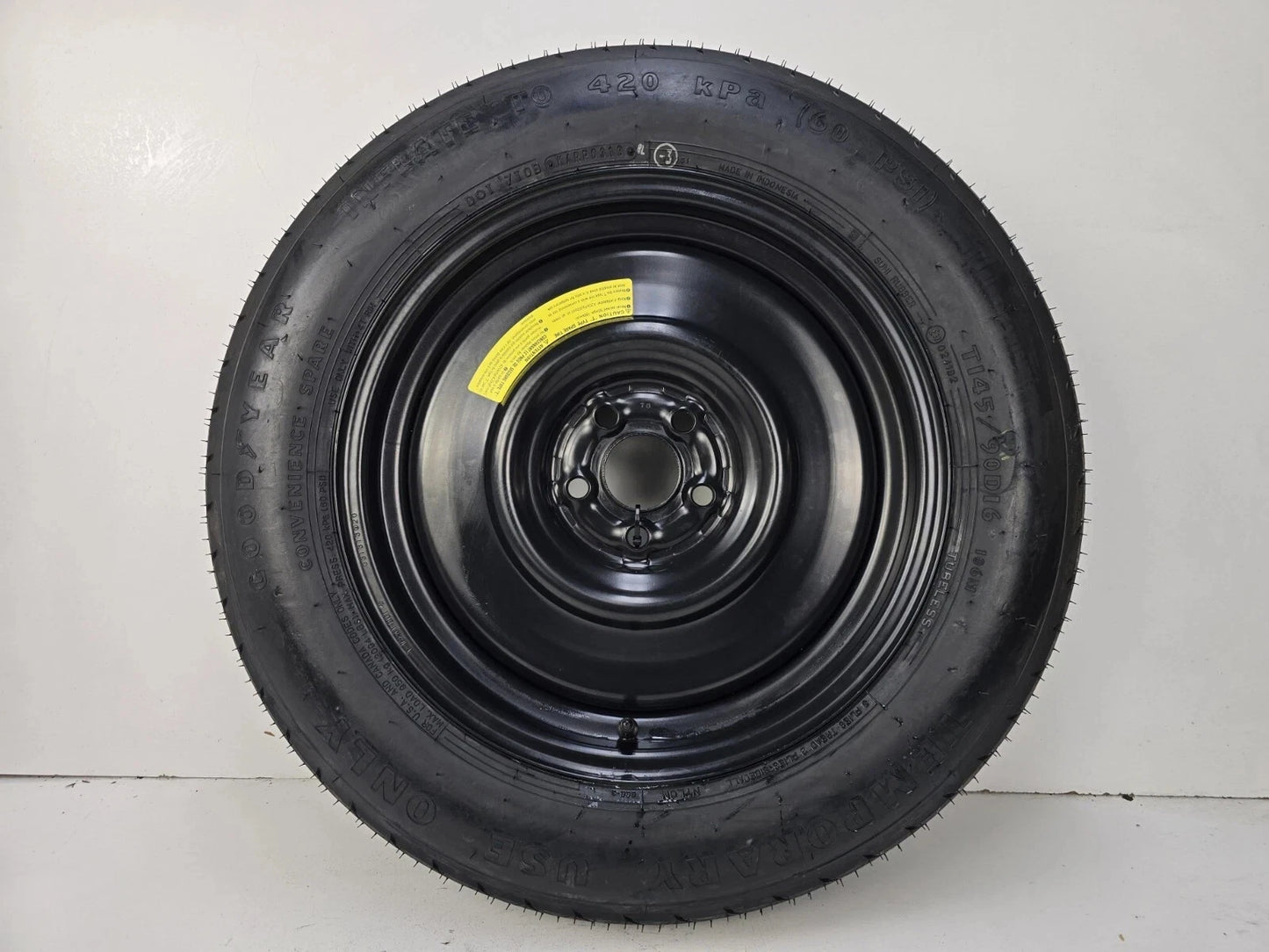 SPARE TIRE 16 W/JACK KIT FITS 2012-2016 SUBARU IMPREZA DONUT