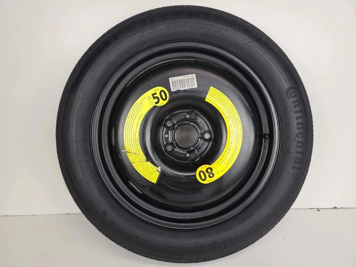 SPARE TIRE 18" FITS 2018-2024 VOLKSWAGEN TIGUAN OEM GENUINE DONUT
