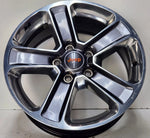 2018-2023 Jeep Wrangler Wheel 18x7.5 Polished Grey 5 Spoke OEM