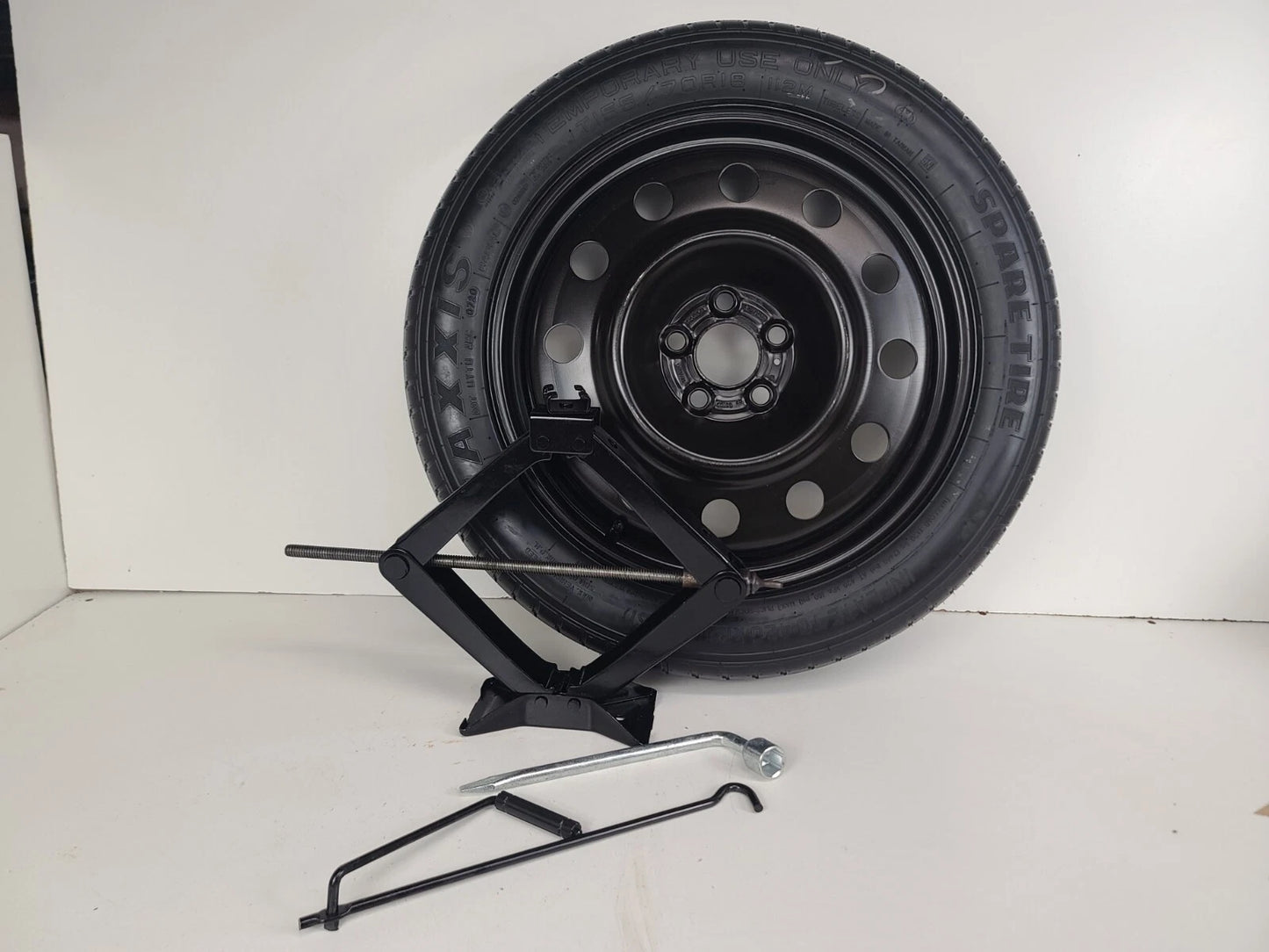 SPARE TIRE W/JACK KIT 18" FIT 2019-2024 FORD EDGE COMPACT DONUT .