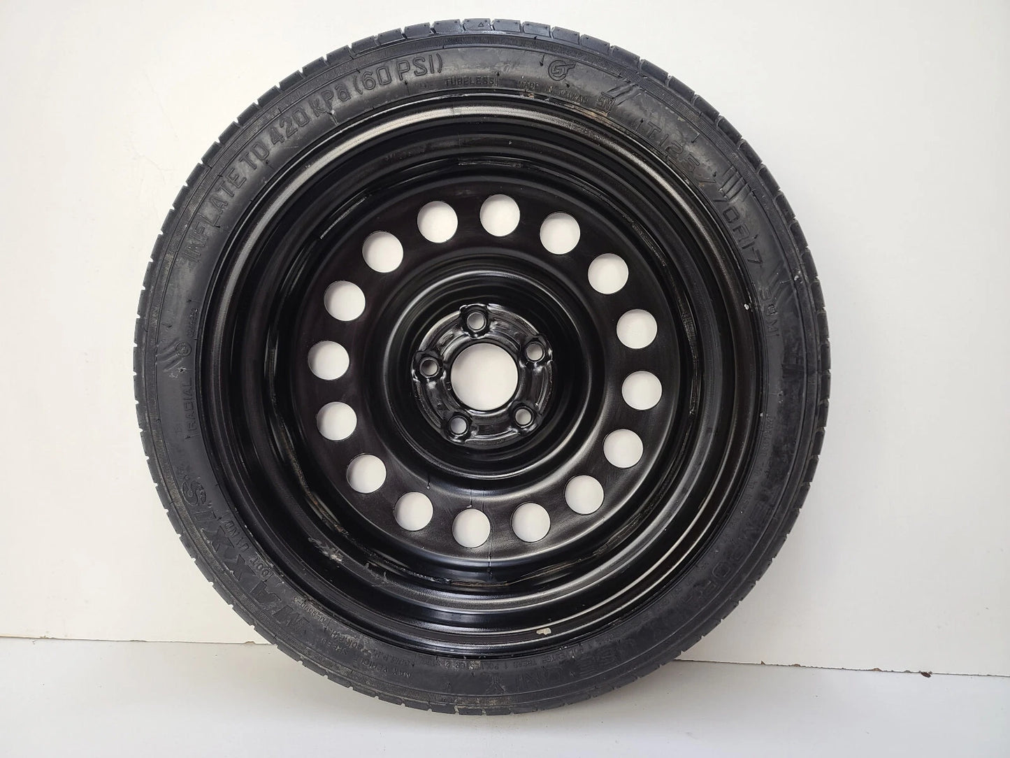 Spare Tire W/Jack Kit 17" Fits 2013-2020 Lincoln MKZ OEM Genuine T125/70D17.