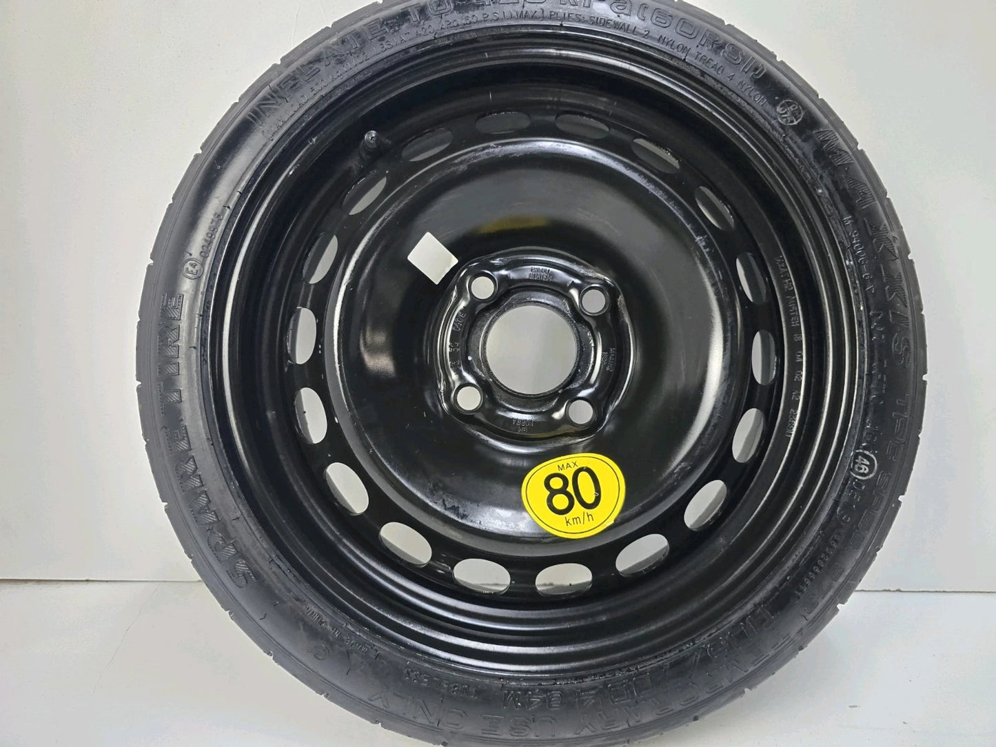 SPARE TIRE W/JACK KIT 14" FITS 2016-2022 CHEVROLET SPARK